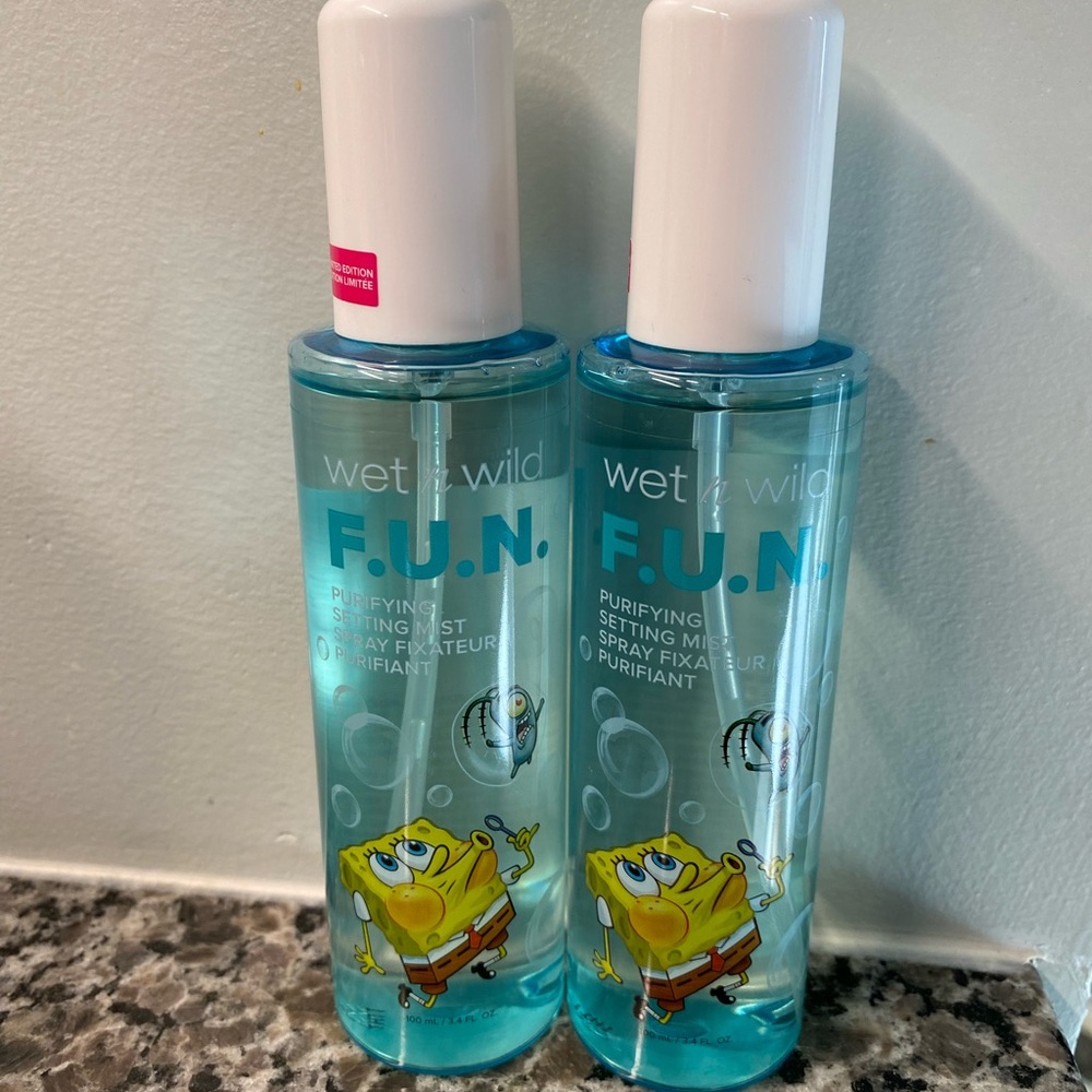 SOLD!Wet n Wild F.U.N. SpongeBob Purifying Setting Mist